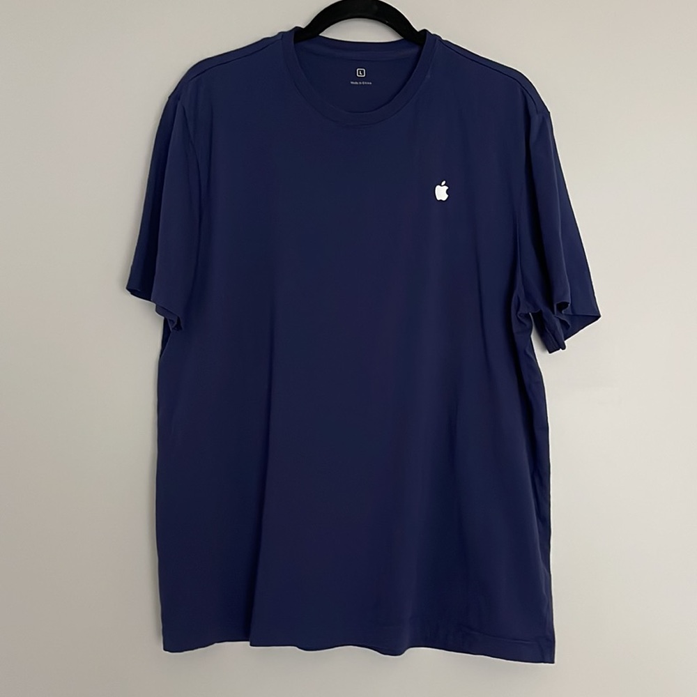 Apple Navy Blue Uniform T-Shirt Sz L
